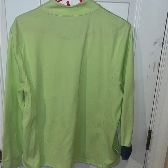 T by Talbots Lime Green Full-Zip Jacket womens size XL petite - Picture 7 of 8